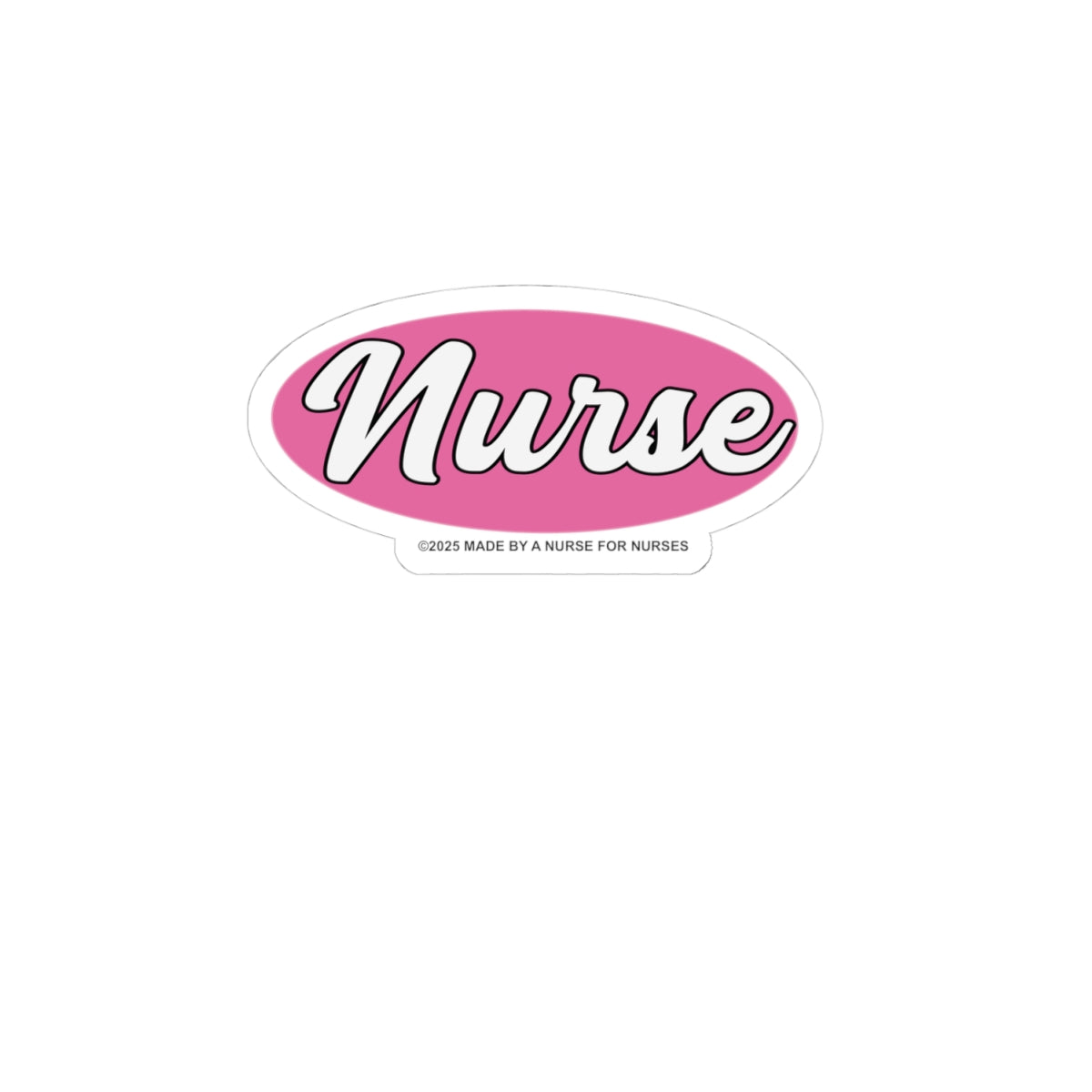 B O L D Nurse Kiss-Cut Sticker