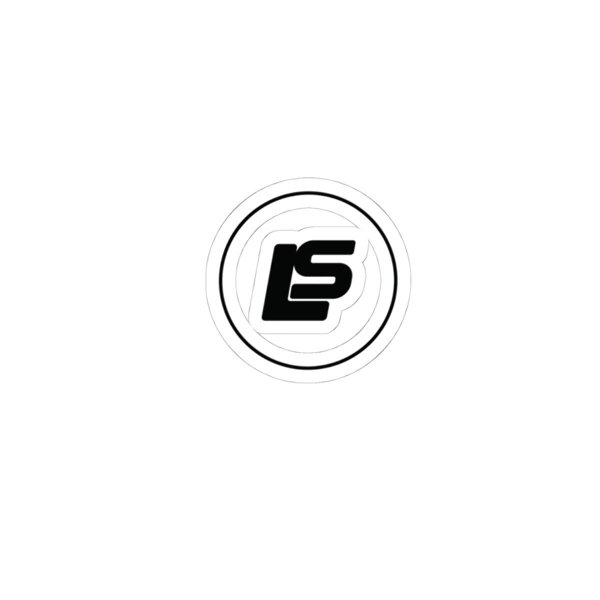 LS Monogram Kiss-Cut Sticker