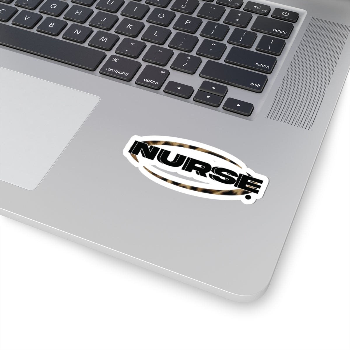 Nurse Leopard Print Kiss-Cut Sticker